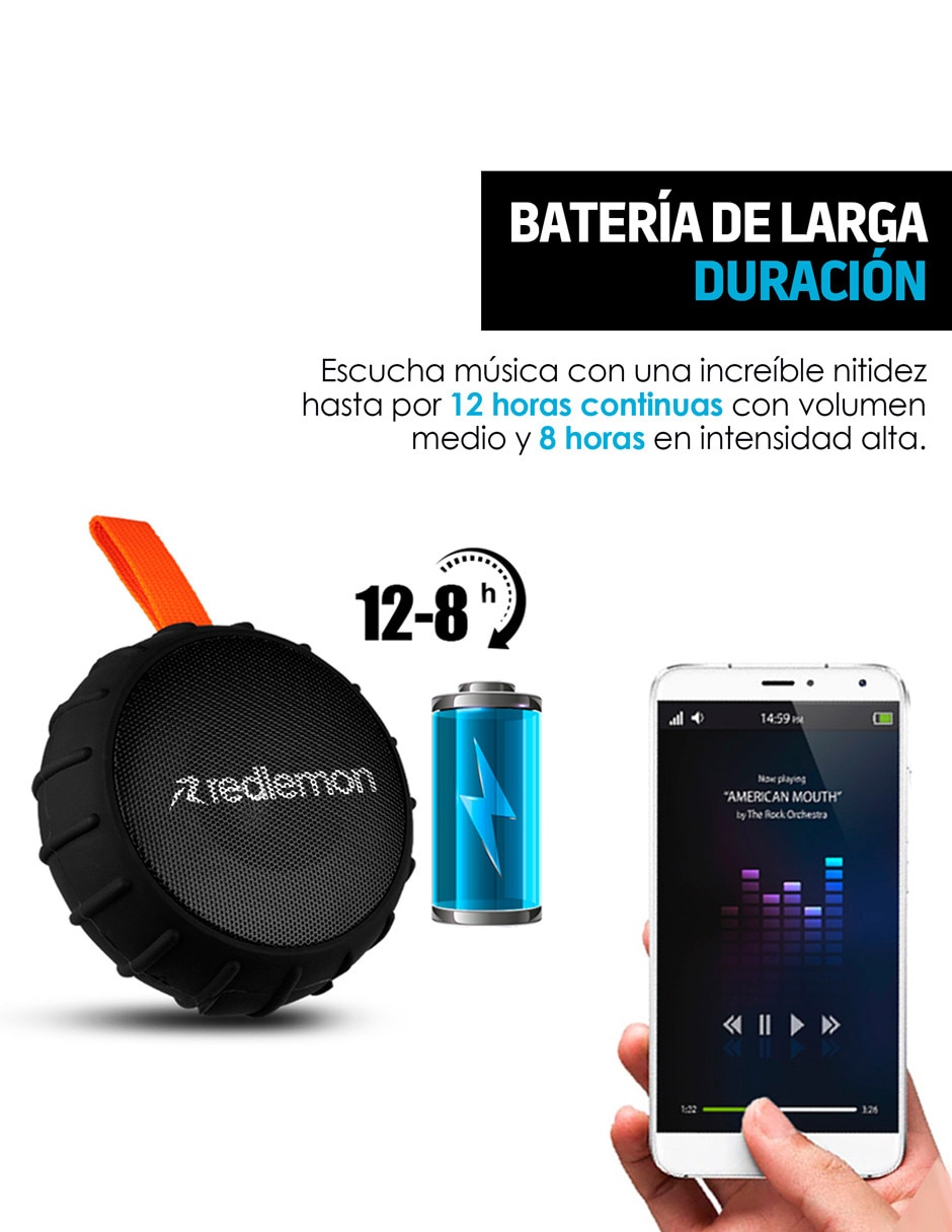 Bocina Redlemon 79127 alámbrica e inalámbrica 4