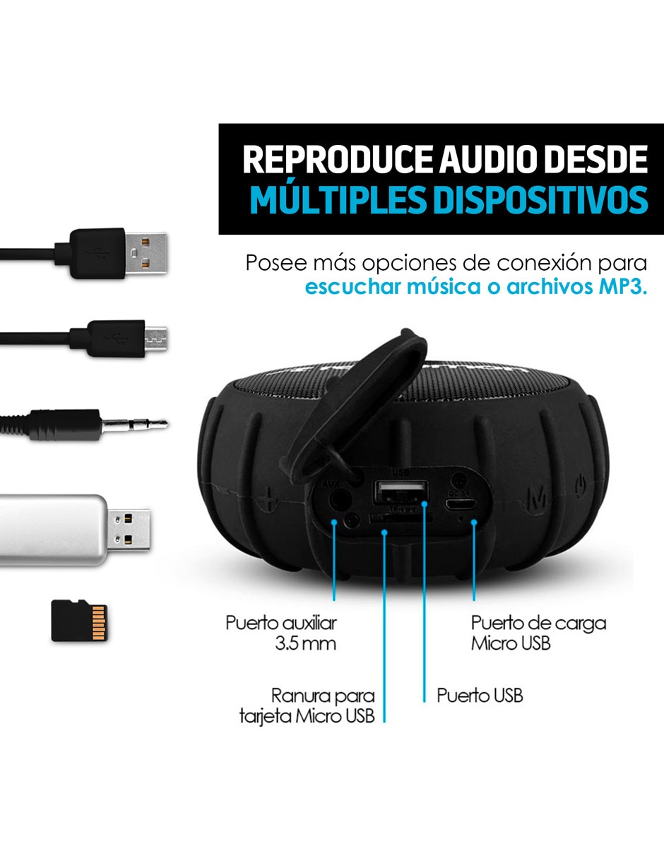 Bocina Redlemon 79127 alámbrica e inalámbrica 6