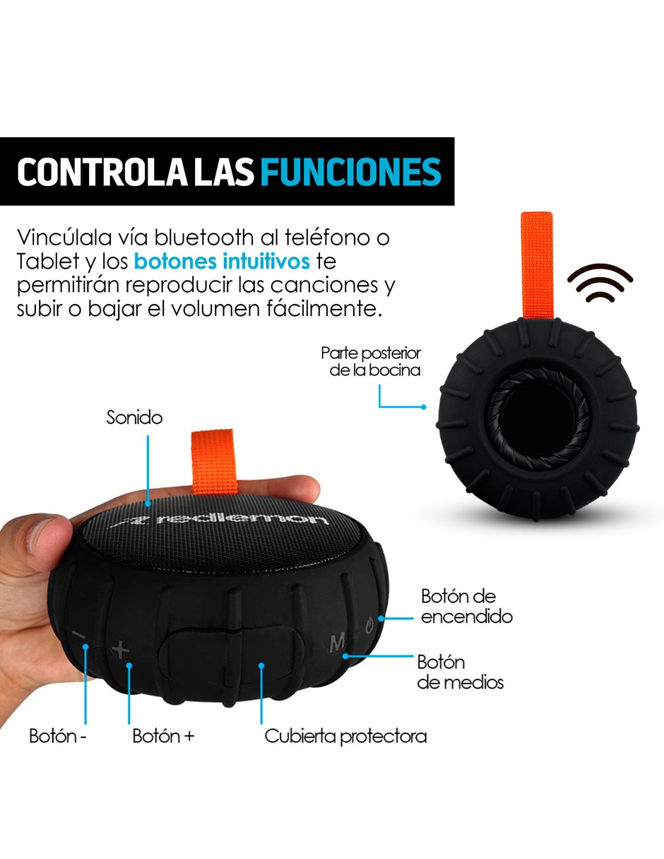Bocina Redlemon 79127 alámbrica e inalámbrica 8