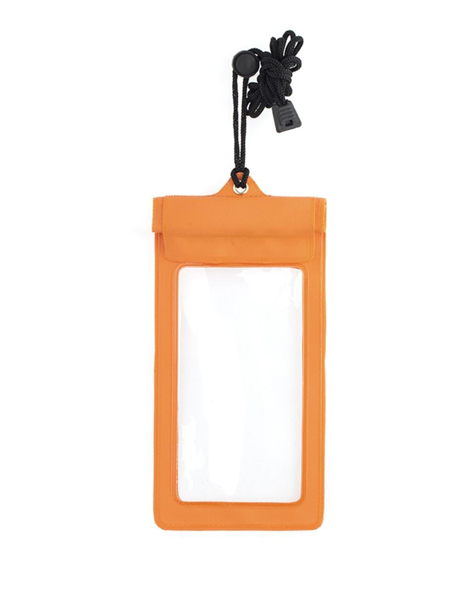 Impermeable para Celular anaranjado 2