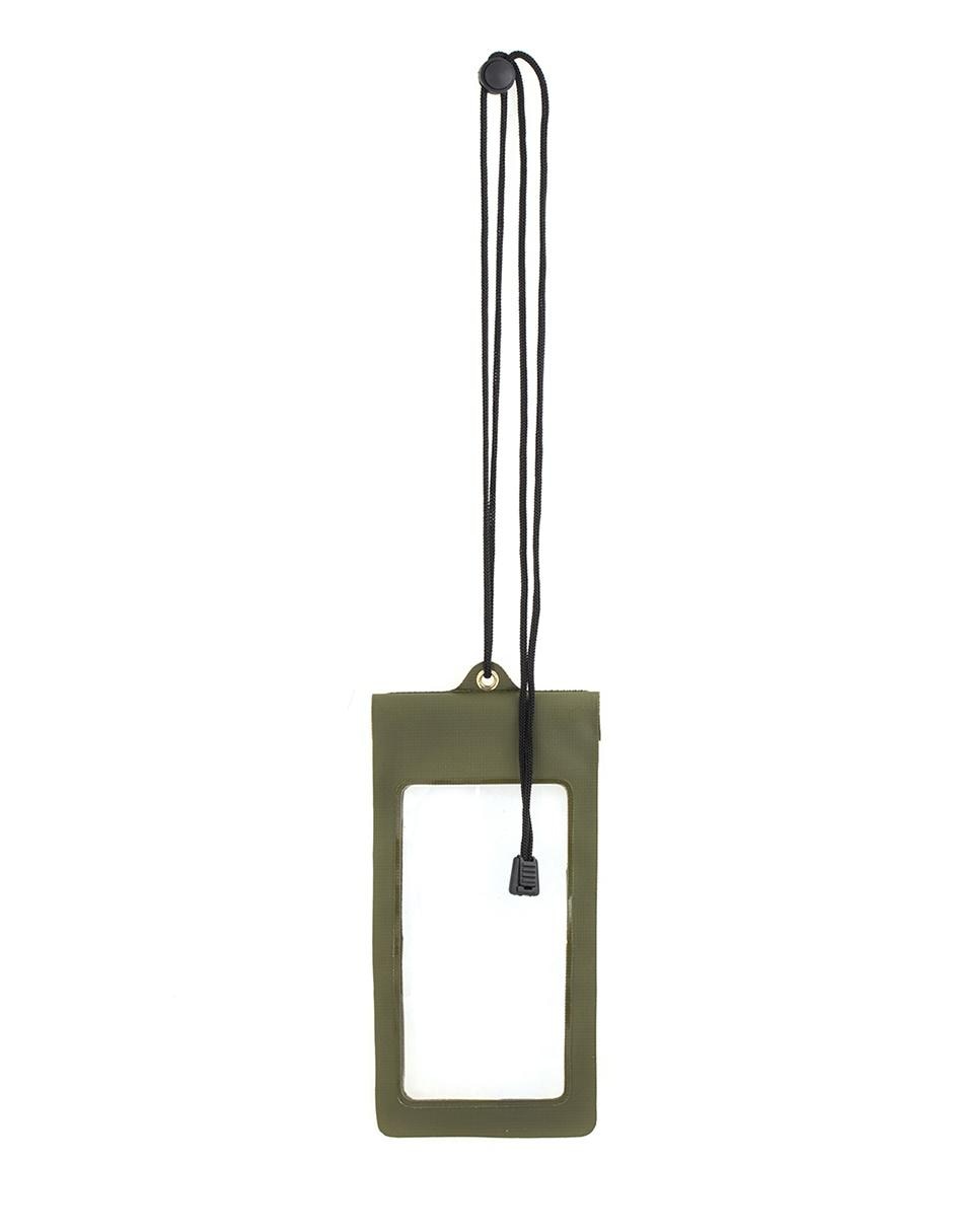 Impermeable para Celular verde 4
