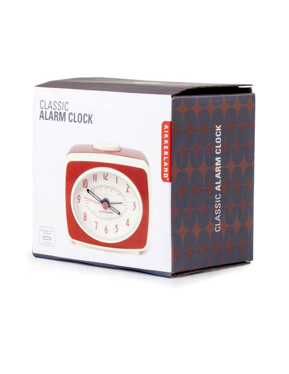 Reloj Clásico con Alarma rojo 3