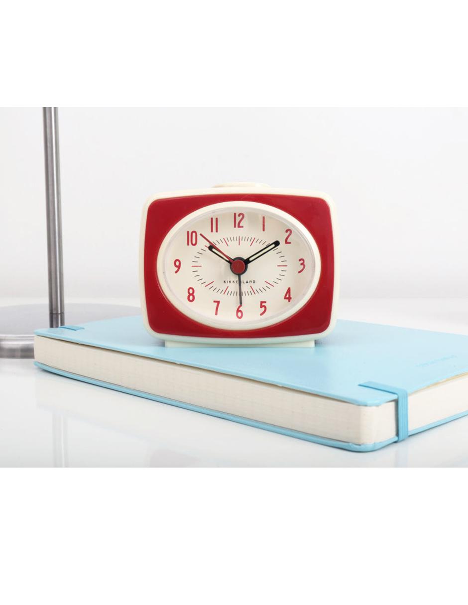 Reloj Clásico con Alarma rojo 4