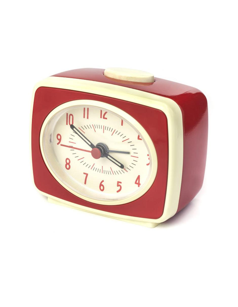 Reloj Clásico con Alarma rojo 5