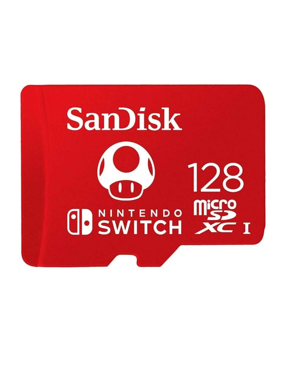 Memoria Micro SD 128GB Nintendo Switch Oficial SDSQXAO-128G-GNCZN 5