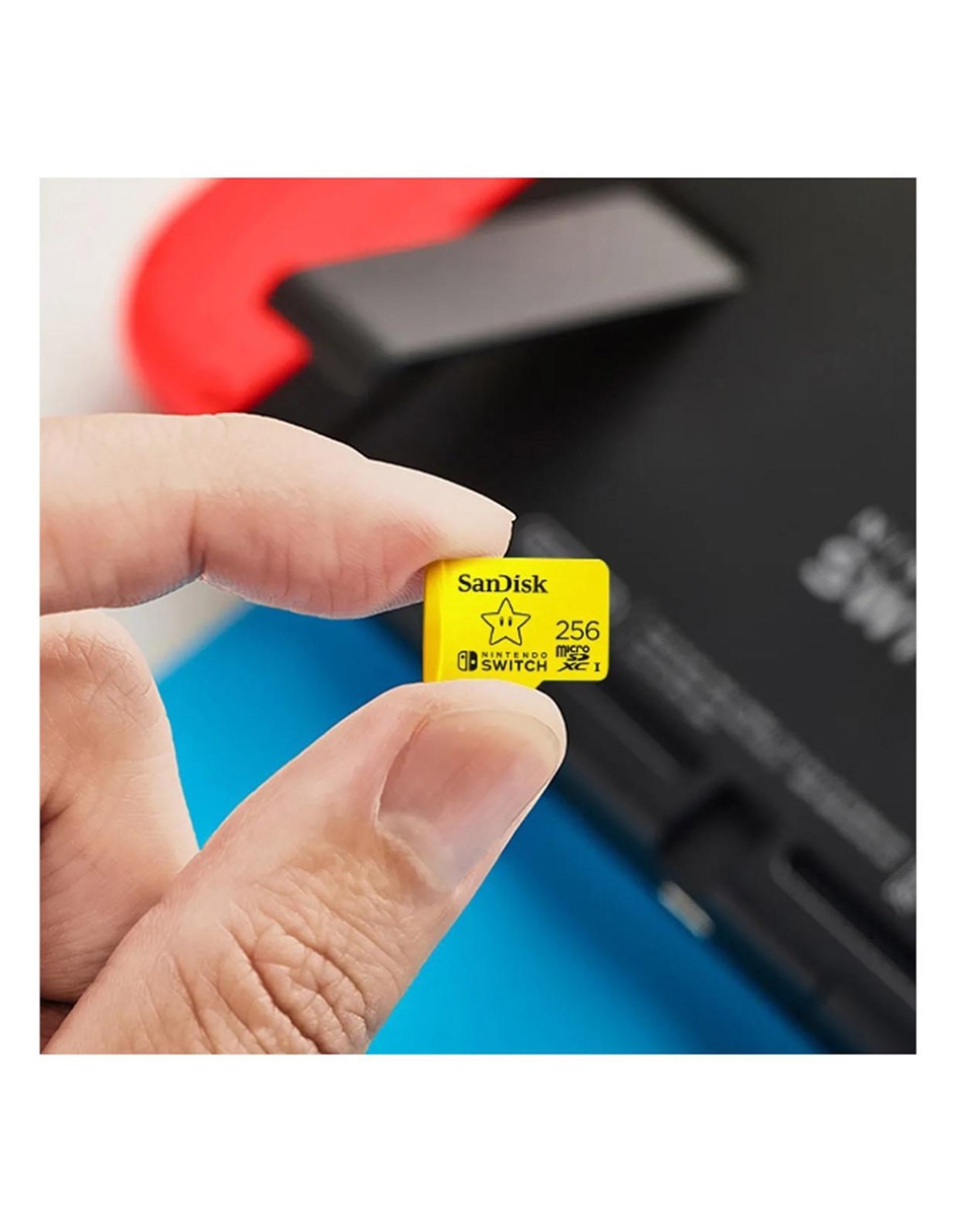Memoria Micro SD 256GB Nintendo Switch Oficial SDSQXAO-256G-GNCZN 4