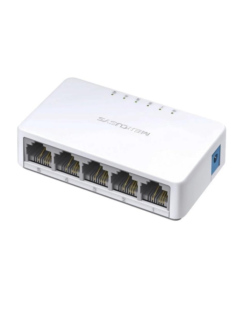 Switch MS105 5 Puertos Fast Ethernet 10/100Mbps
