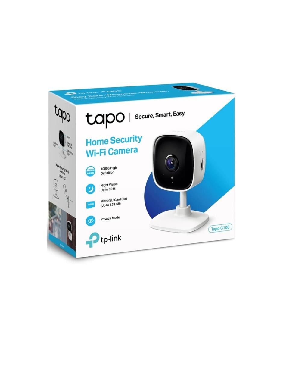 Cámara Inteligente de Vigilancia TAPO C100 1080p FHD 2.4GHz 150Mbps 3