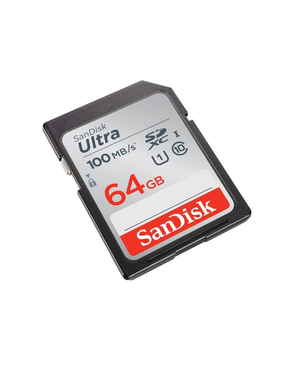 Tarjeta SD 64GB Ultra Clase 10 Video Full HD SDSDUNR-064G-GN6IN 3