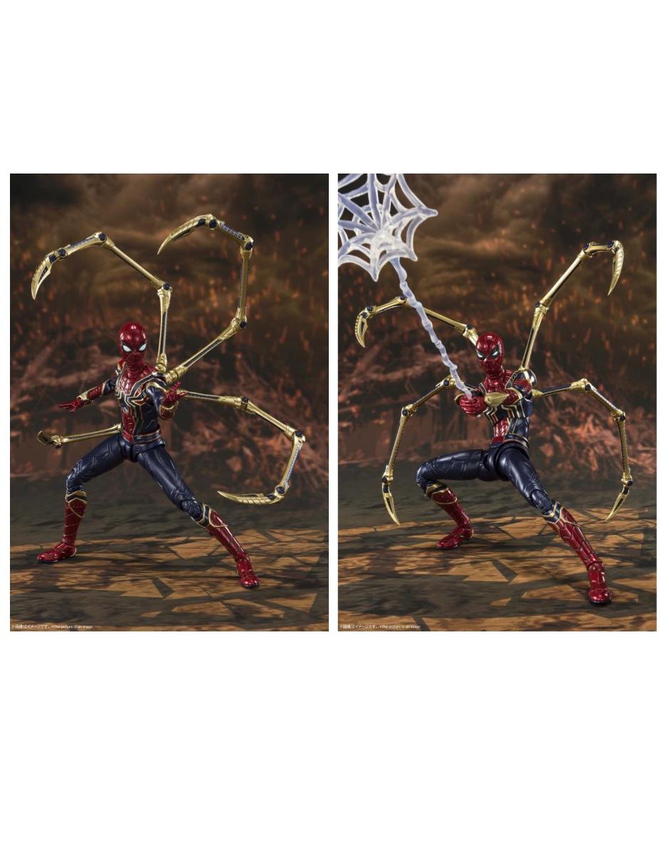 Figura Iron Spider Final Battle Edition Avengers SH Figuarts 3