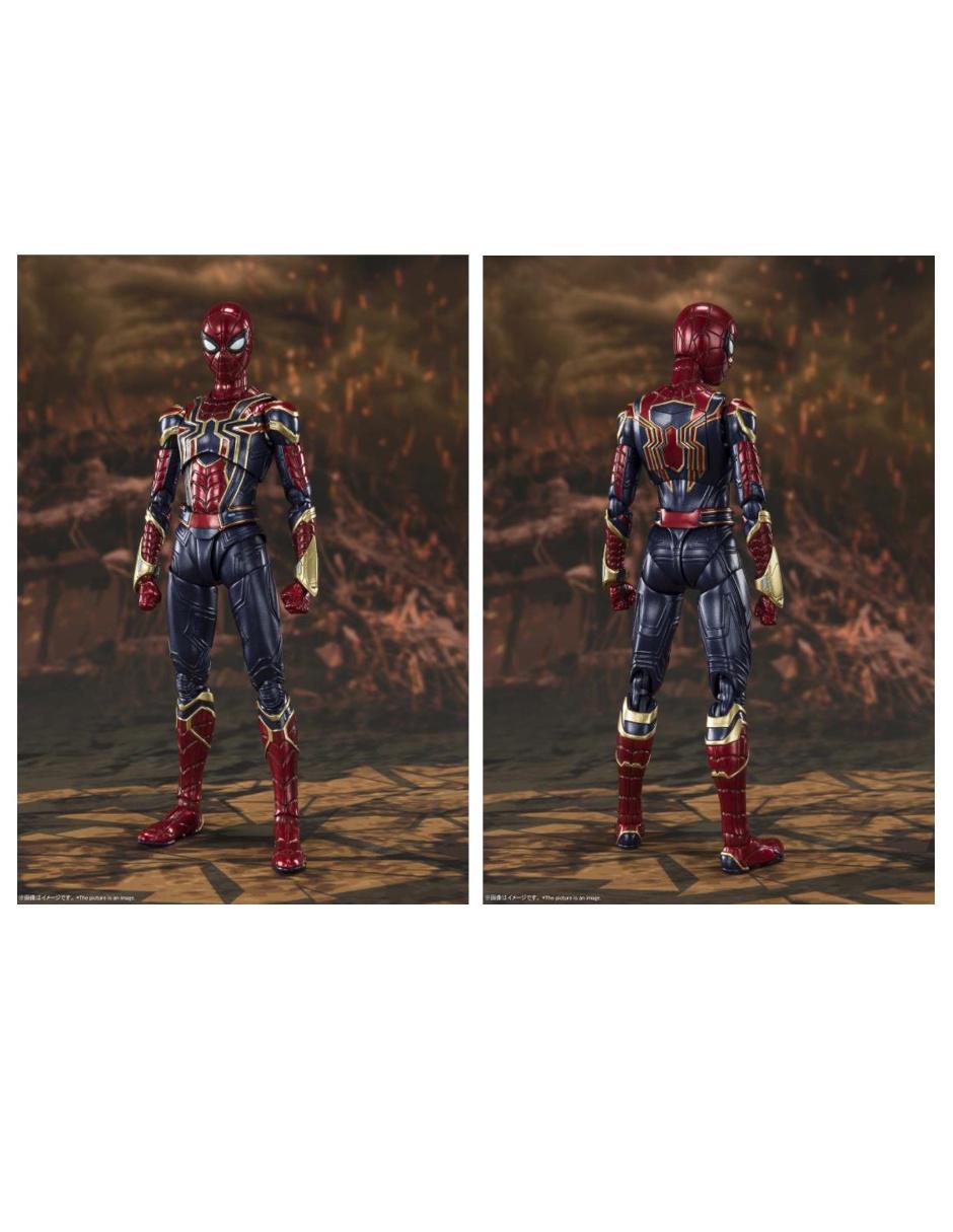 Figura Iron Spider Final Battle Edition Avengers SH Figuarts 4