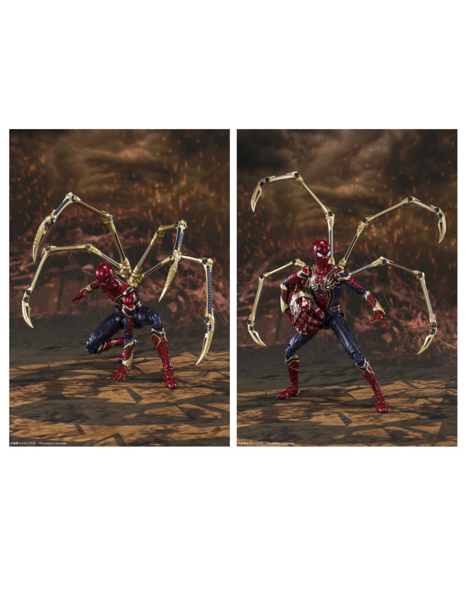 Figura Iron Spider Final Battle Edition Avengers SH Figuarts 6