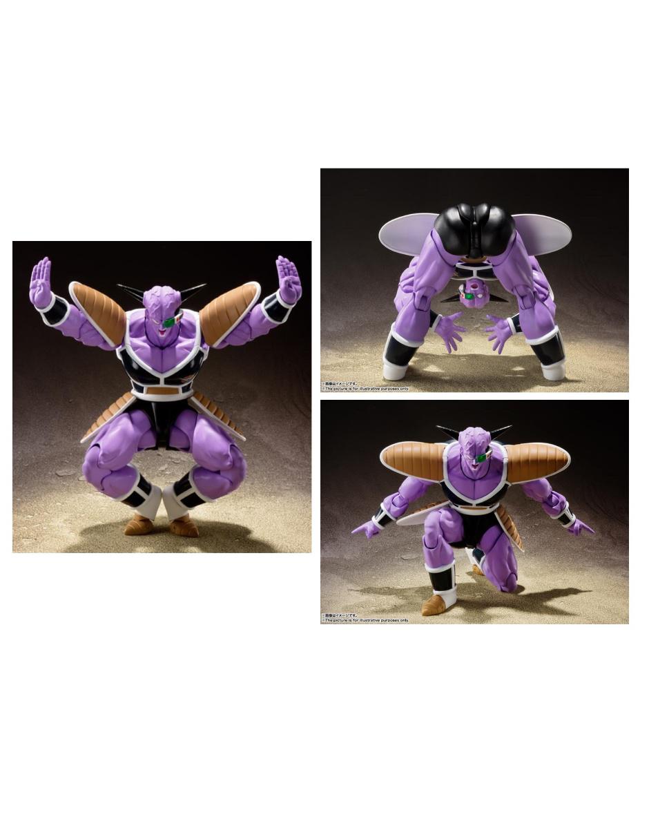 Figura Captain Ginyu Dragon Ball SH Figuarts Bandai 4