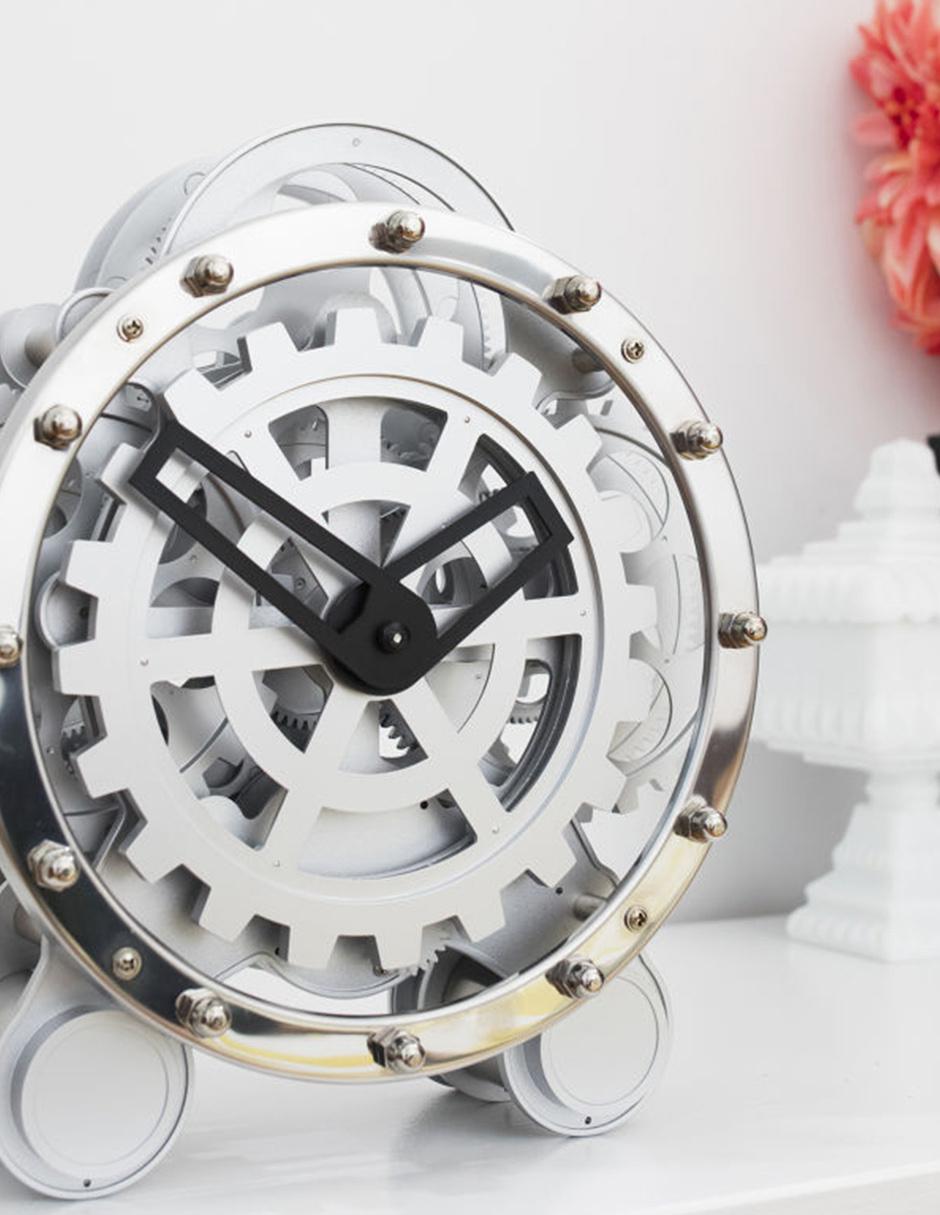 Reloj para Escritorio de Engranajes 10