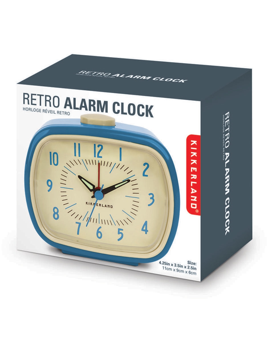 Reloj tipo Retro para Buró con Alarma 4