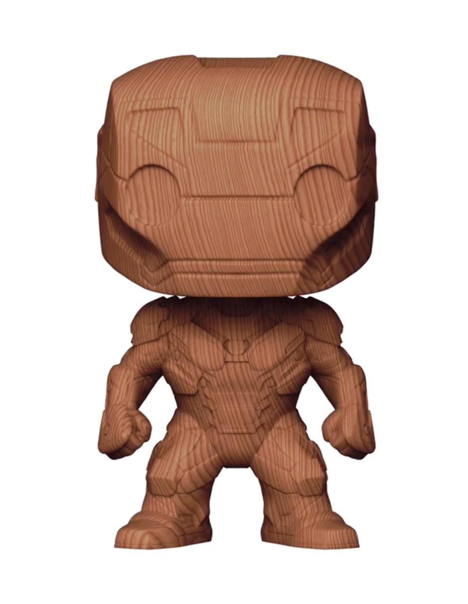 Figura Pop! Iron Man Wood Deco Marvel Eclusivo EE 3