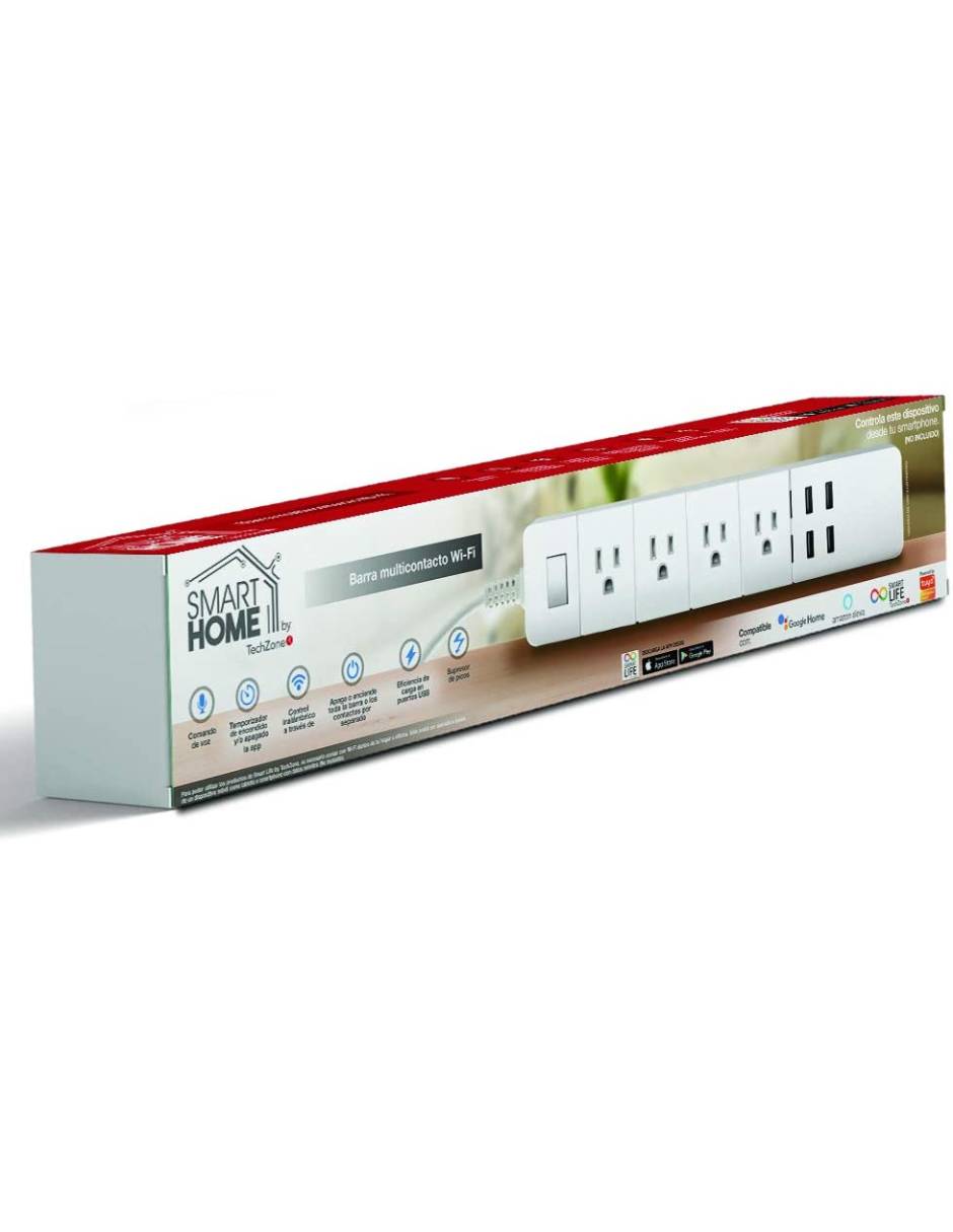 Multicontactos Inteligente Wi-Fi y Cargador USB 2