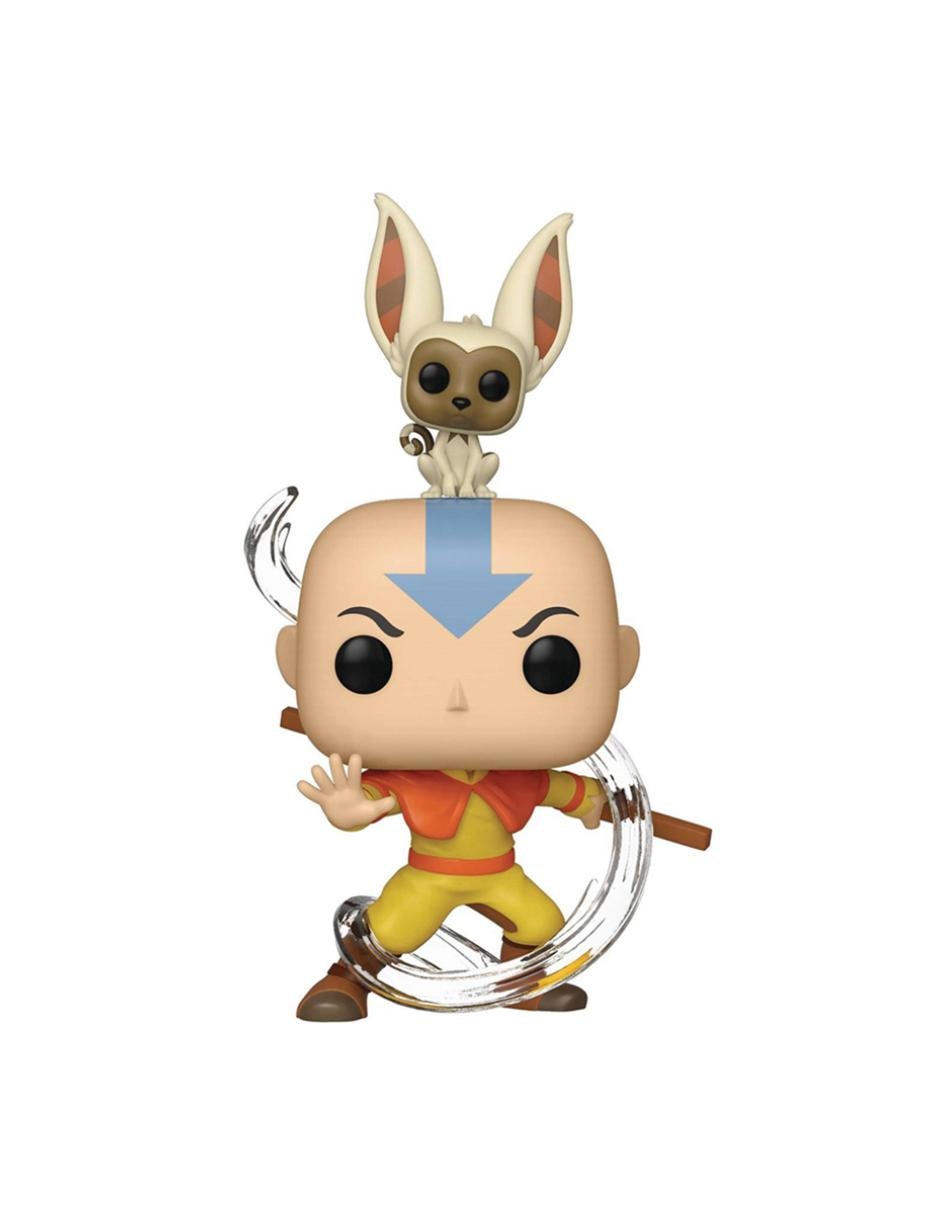 Figura Pop! Nickelodeon Avatar Aang con Momo Figura Pop! Nickelodeon Avatar Aang con Momo