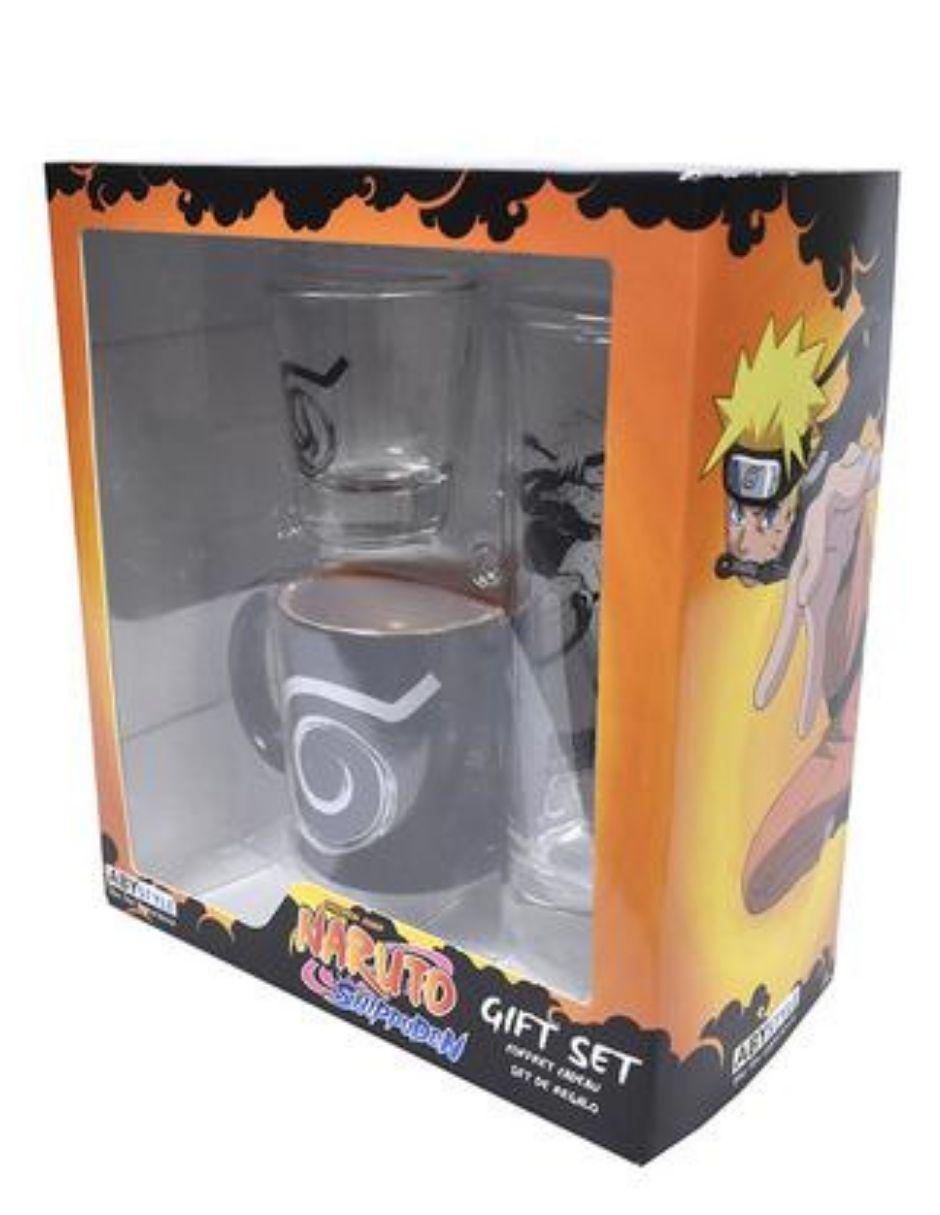 Set Taza, Vaso y Vaso Tequilero Naruto 2