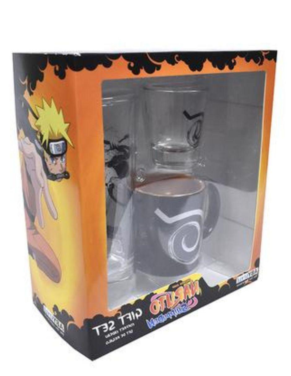 Set Taza, Vaso y Vaso Tequilero Naruto 3