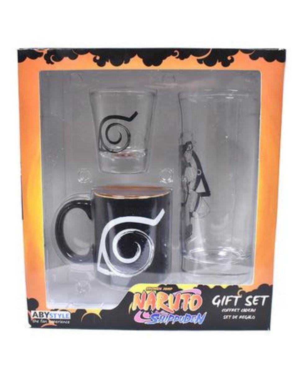 Set Taza, Vaso y Vaso Tequilero Naruto 4