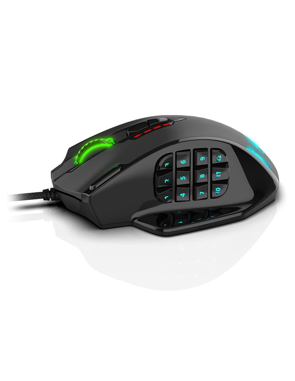 Mouse Gamer Impact M908 12400 Dpi Botones Laterales 2