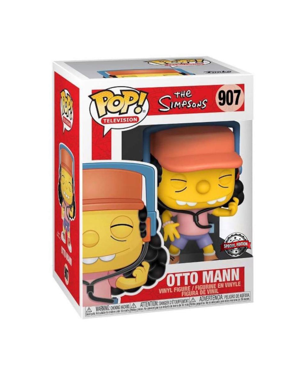 Figura Pop! Pop Otto Man 907 The Simpsons Exclusivo Special Edition 3