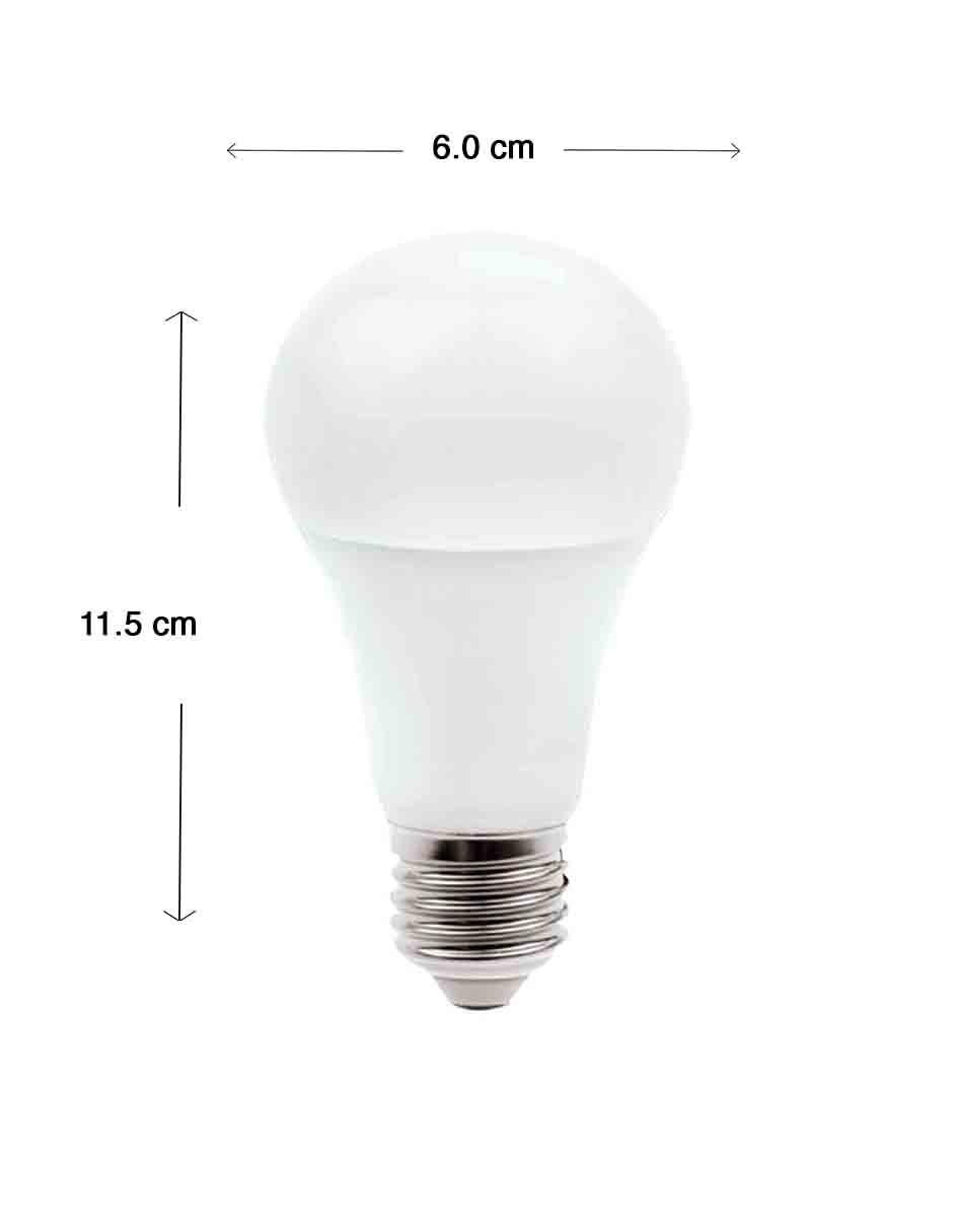 Foco LED 7W de consumo 60 W de iluminación 800 Lúmenes 8