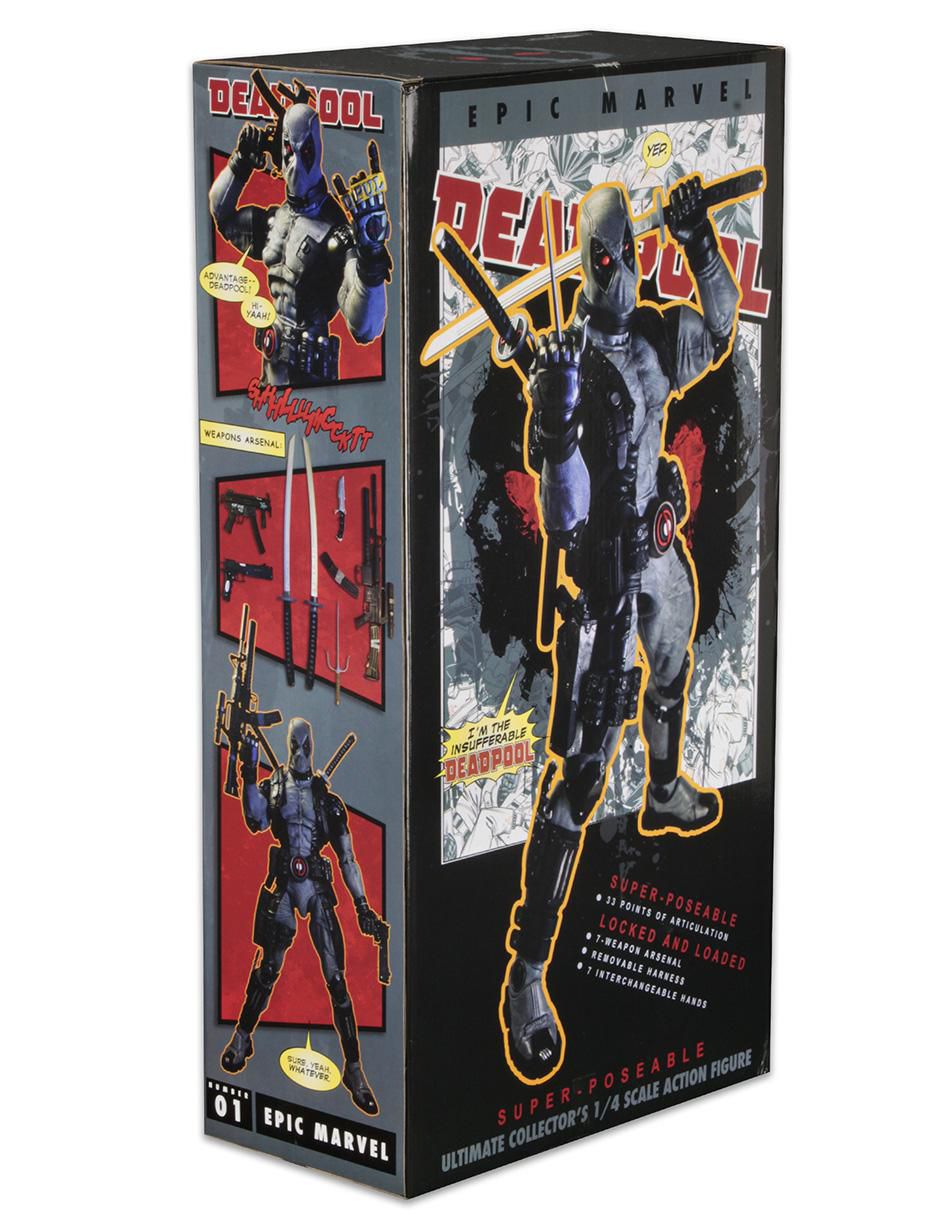 Figura Marvel Deadpool ultimate con movimiento, luz y sonido 5