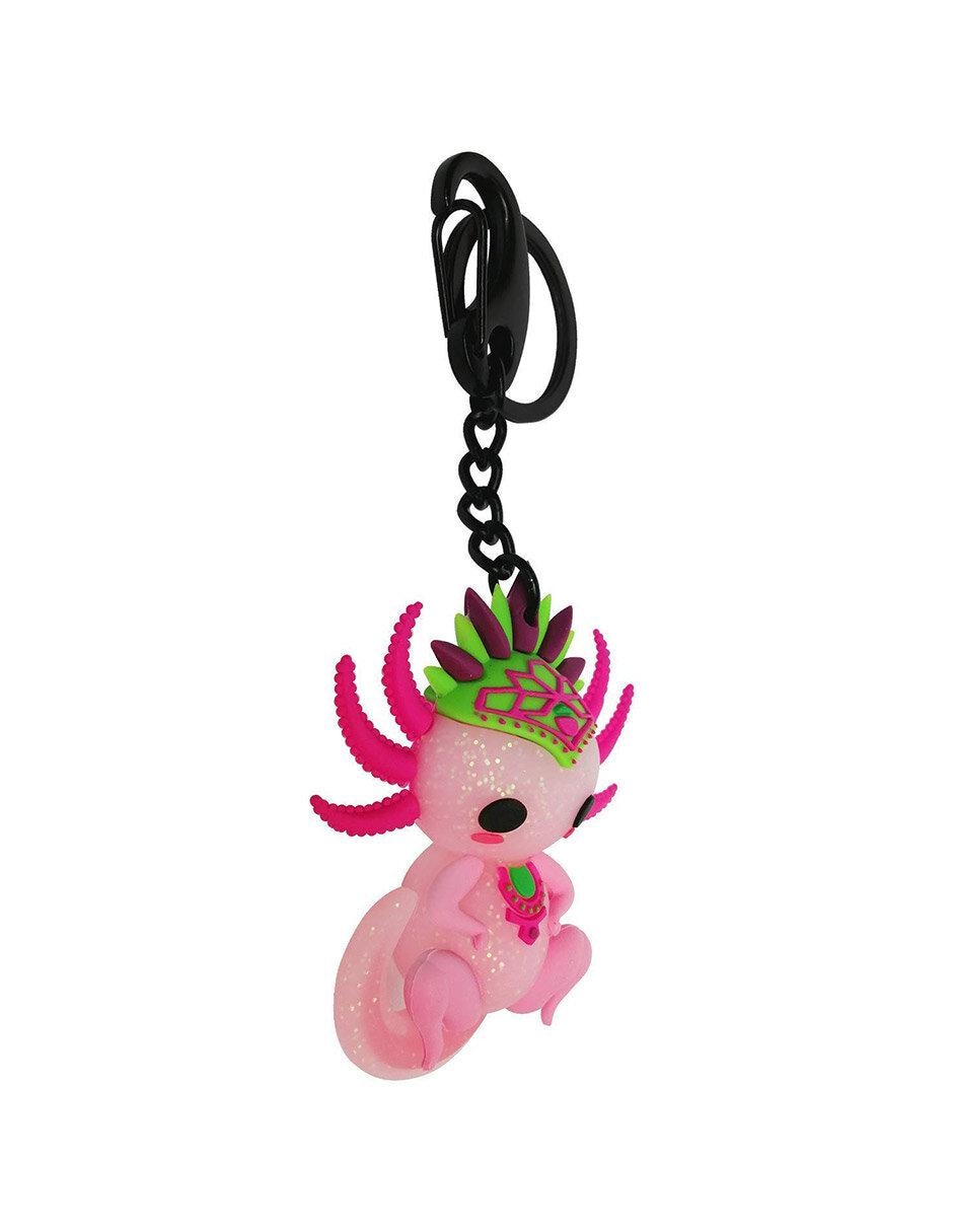 Llavero Ajolote Yul con Glitter 3D 2