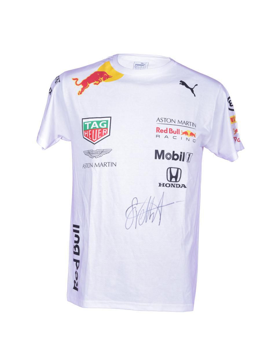 Playera firmada Idolos Puma/Red Bull por Sebastian Vettel Escuderia Red Bull  en Liverpool