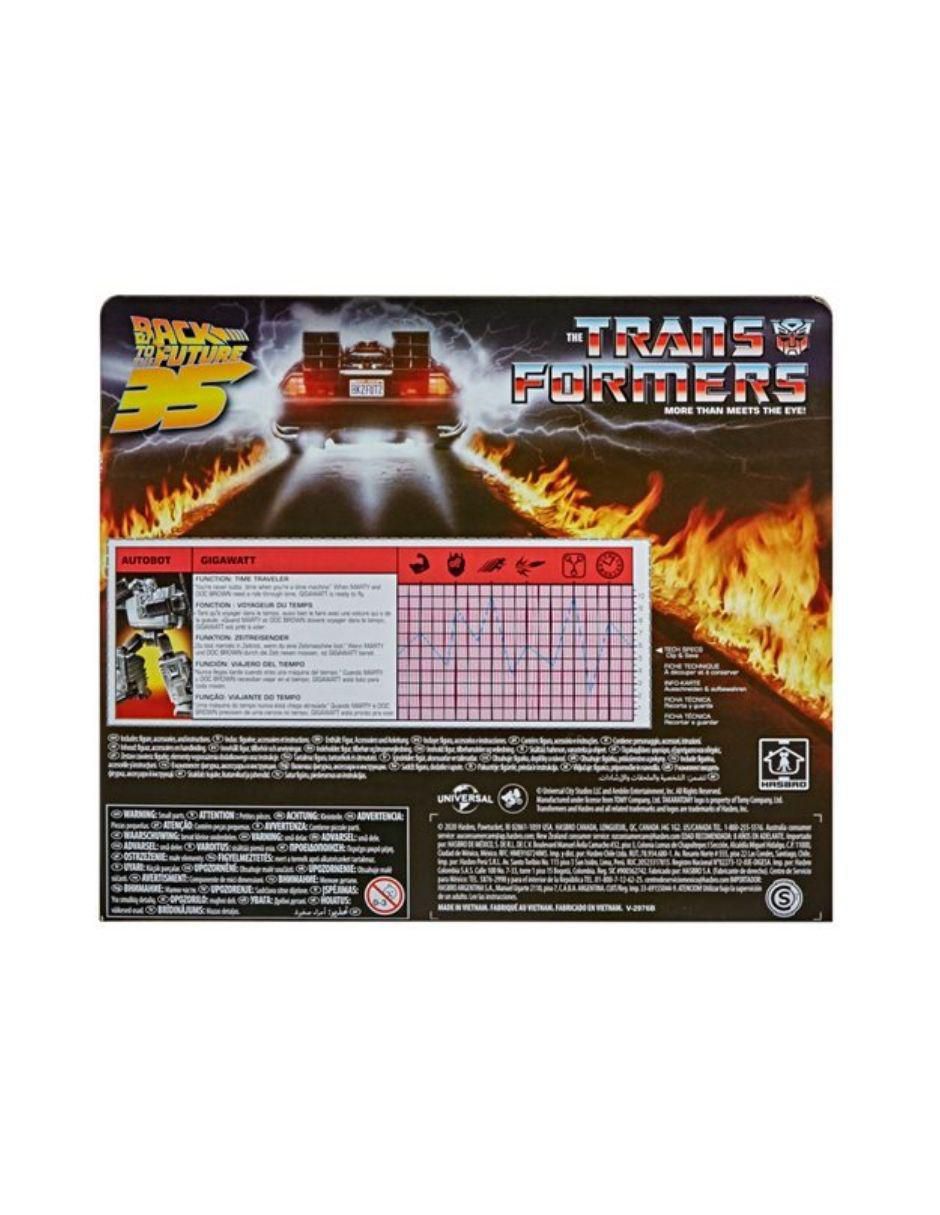 Figura Delorean Gigawatt Transformers Back to the Future Mash-Up 5