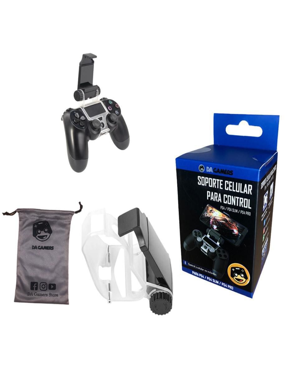 Soporte Celular para Control PS4 DualShock 4 Clip Holder Clamp