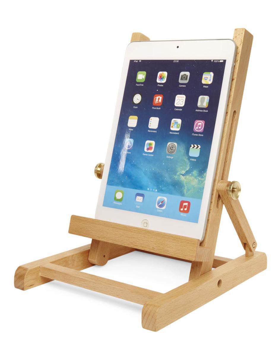 Soporte para tablet de madera 2