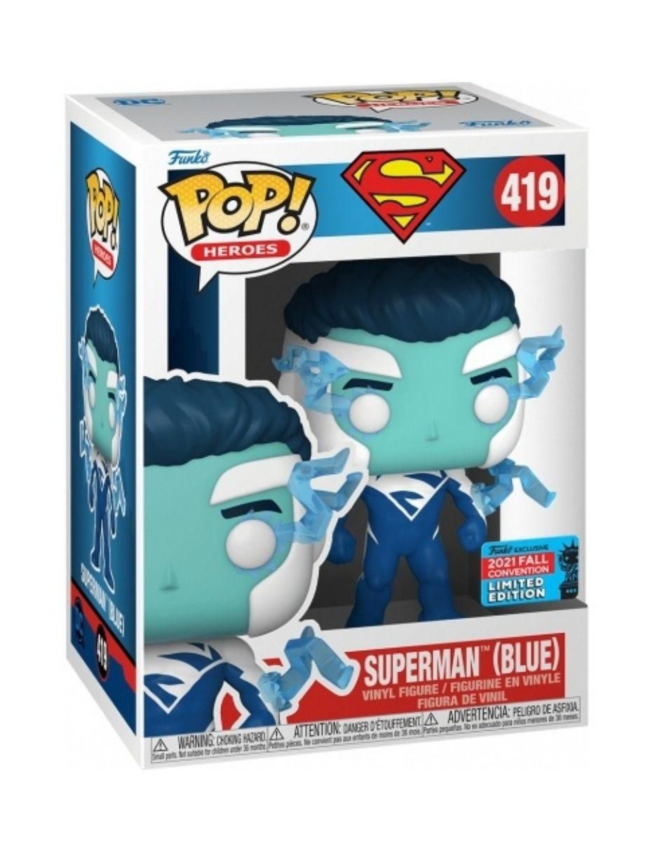 Figura Pop! Superman Blue Exclusivo Special Edition Shared Convention 2021 2