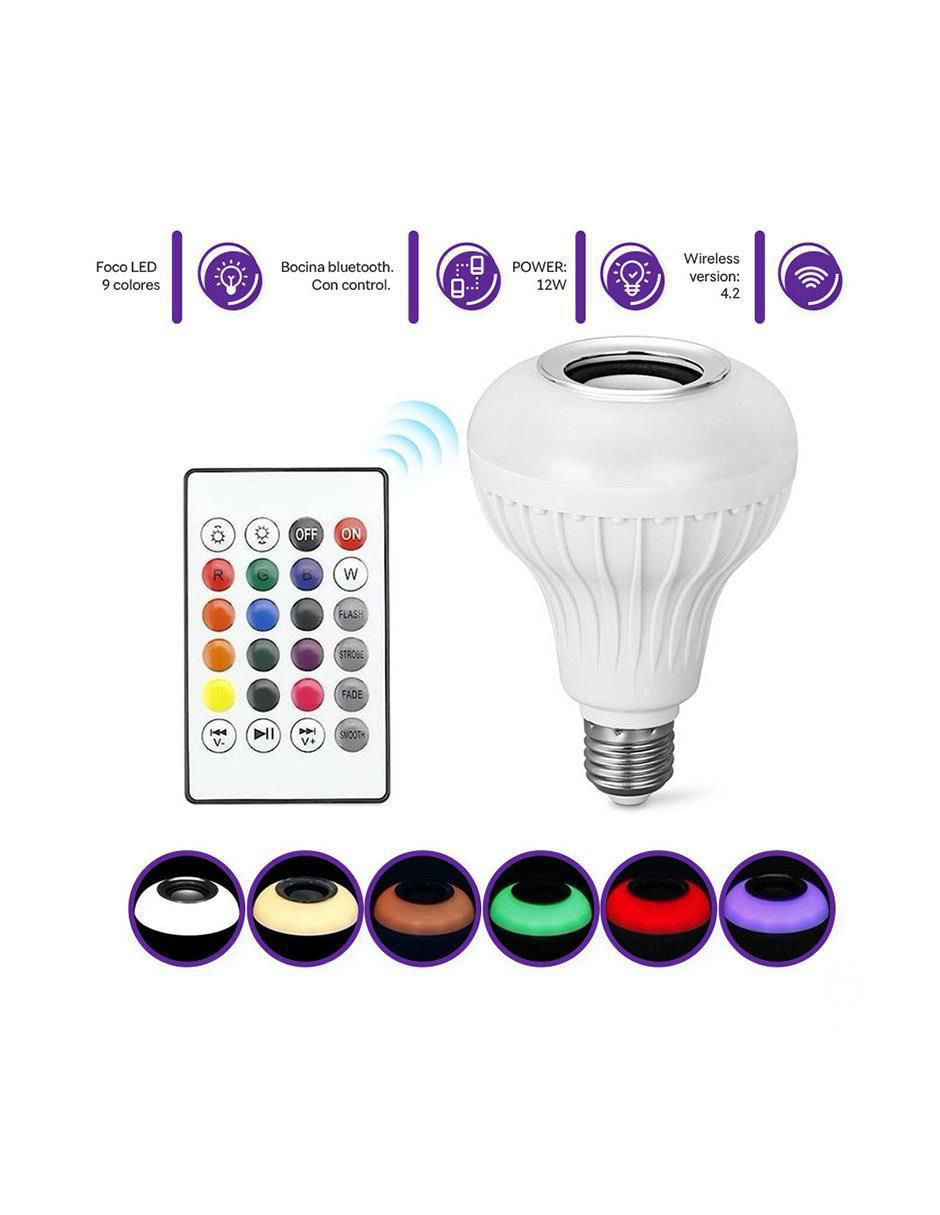 Bocina foco LED 4