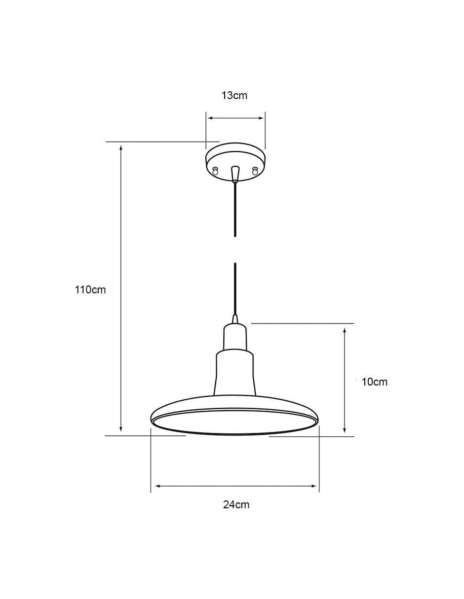Lámpara colgante Incandescente y LED 6