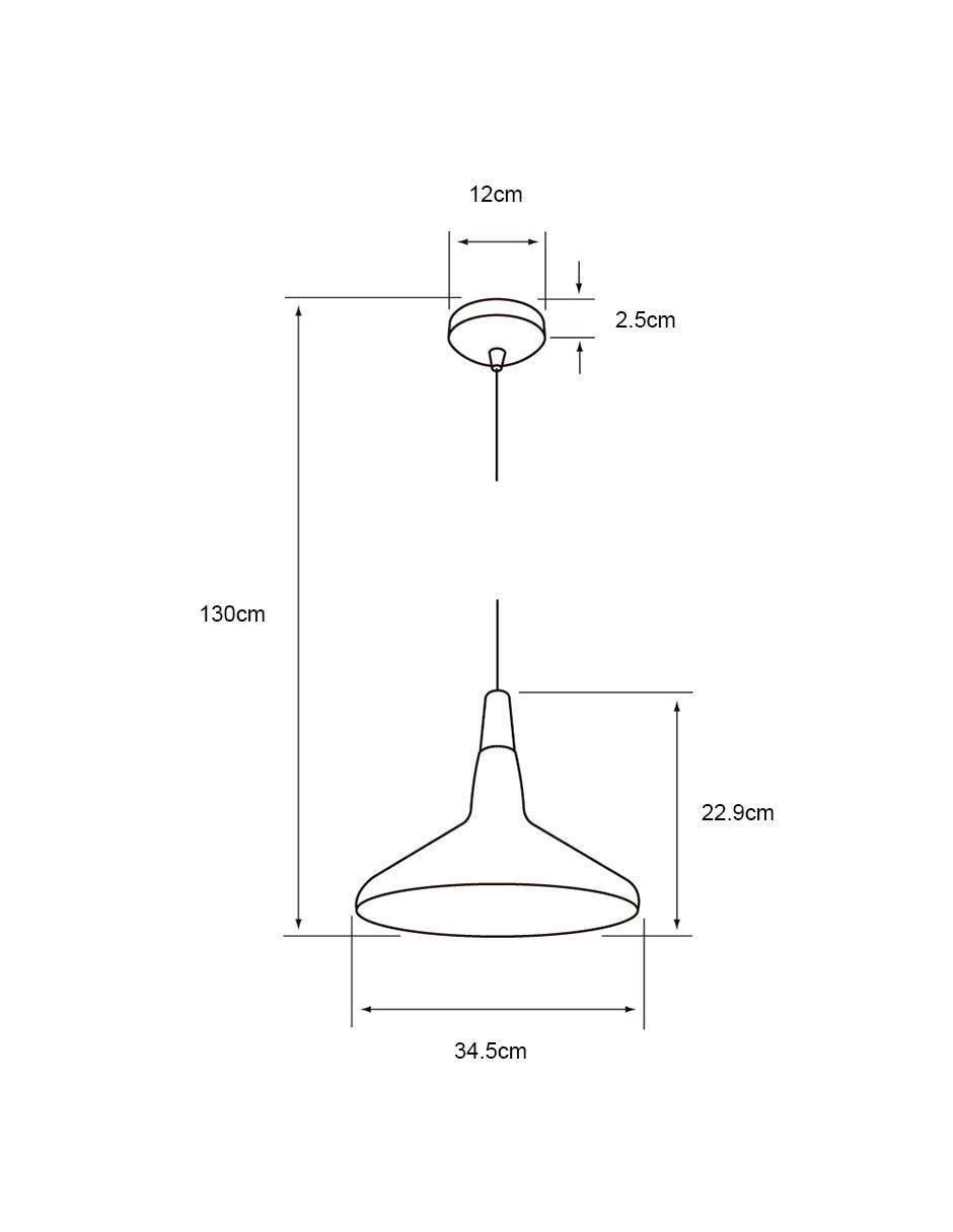 Lámpara colgante Incandescente y LED 6