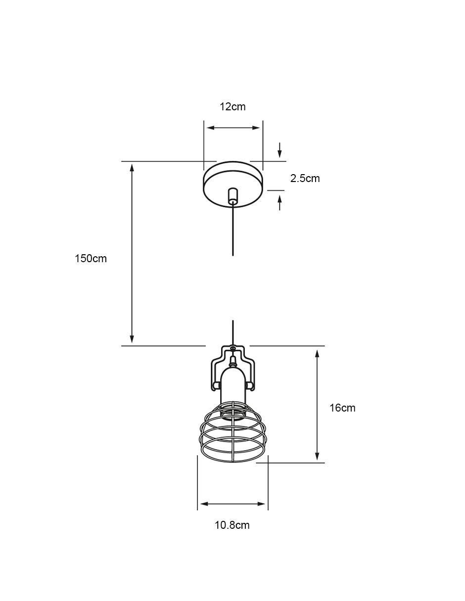 Lámpara incandescente y led Koeia I 5