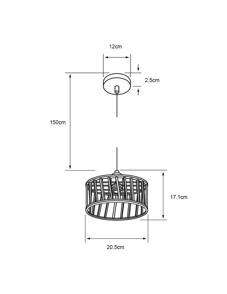 Lámpara incandescente y led Koeia Iii 6