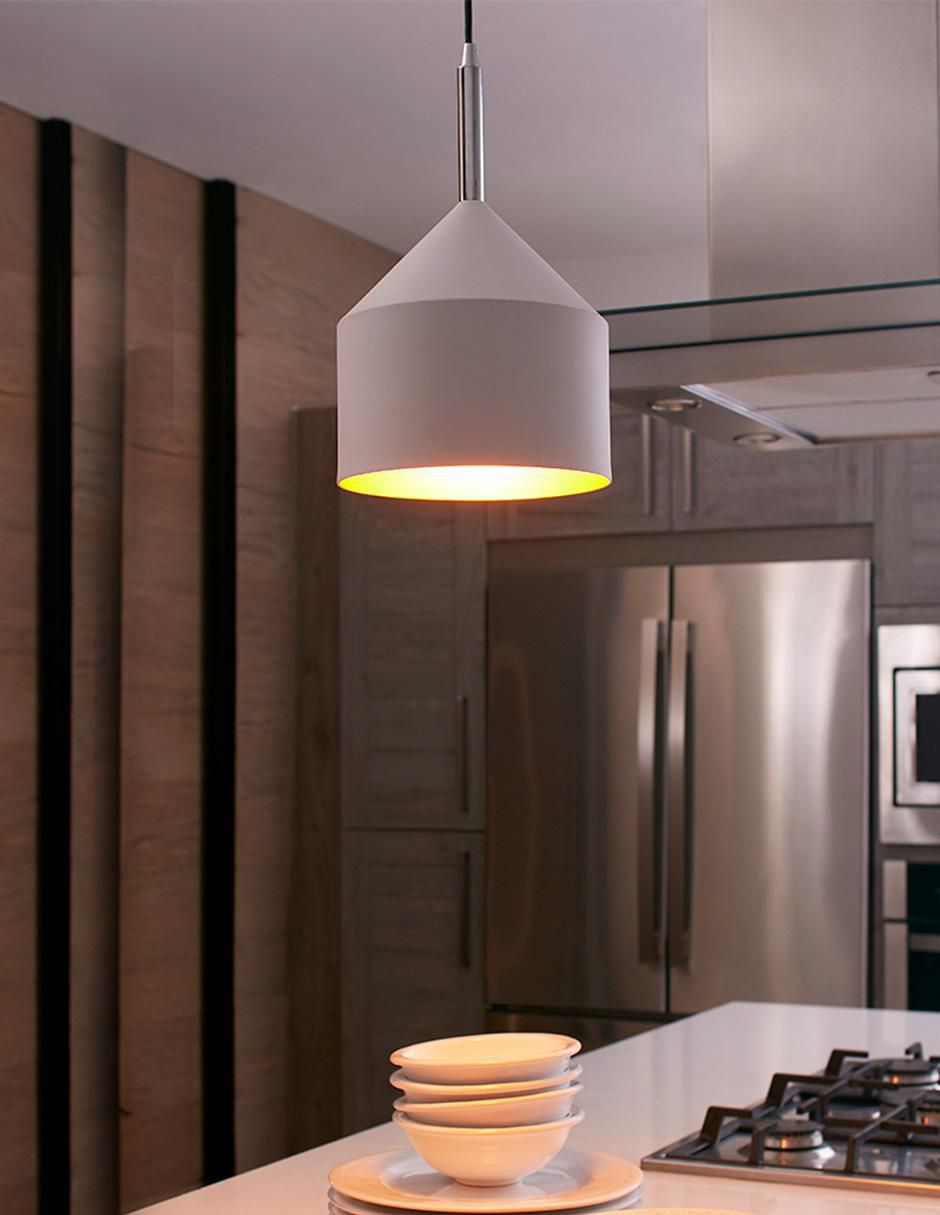 Lámpara incandescente y led Auva 4