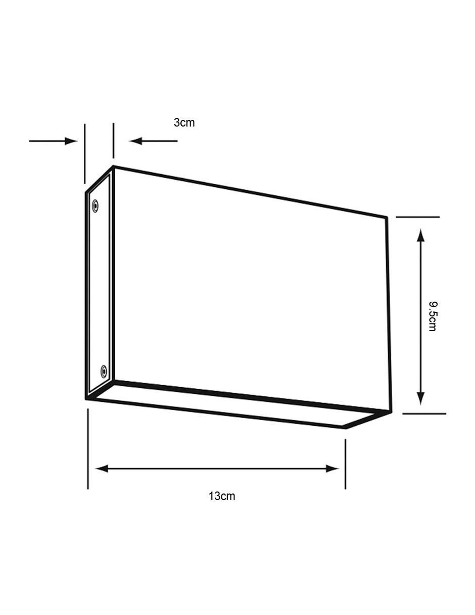 Arbotante LED Colina II 6