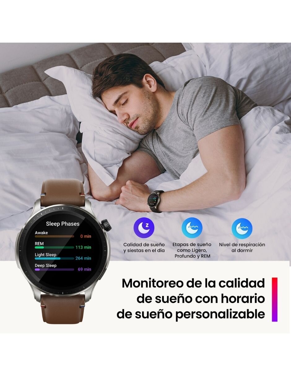 Smartwatch Gtr 4 unisex con GPS 14