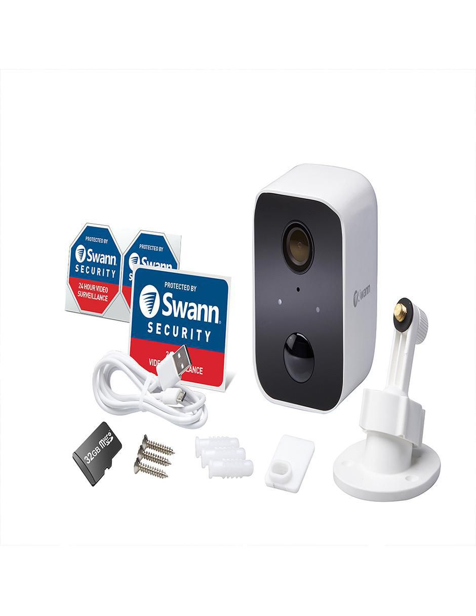 Cámara individual de seguridad inalámbrica Full HD 103° con capacidad para grabar para interior y exterior 5