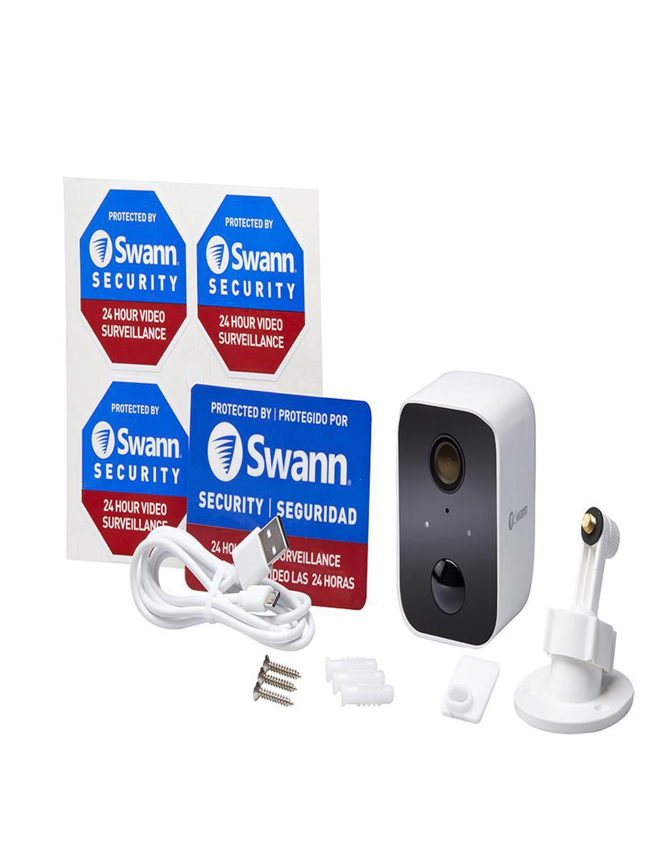 Cámara individual de seguridad inalámbrica Full HD 103° con capacidad para grabar para interior y exterior 6