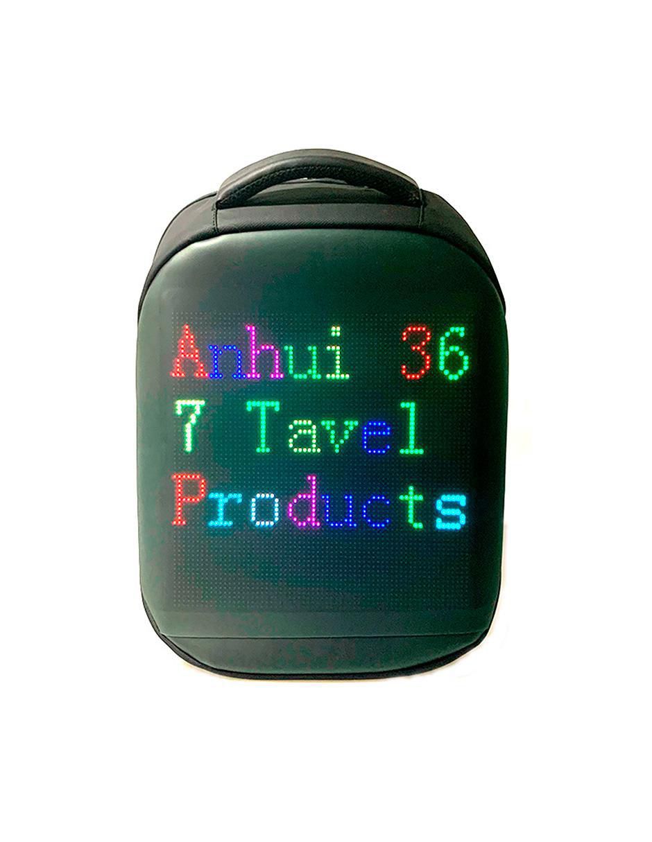 Mochila con portalaptop Led impermeable unisex