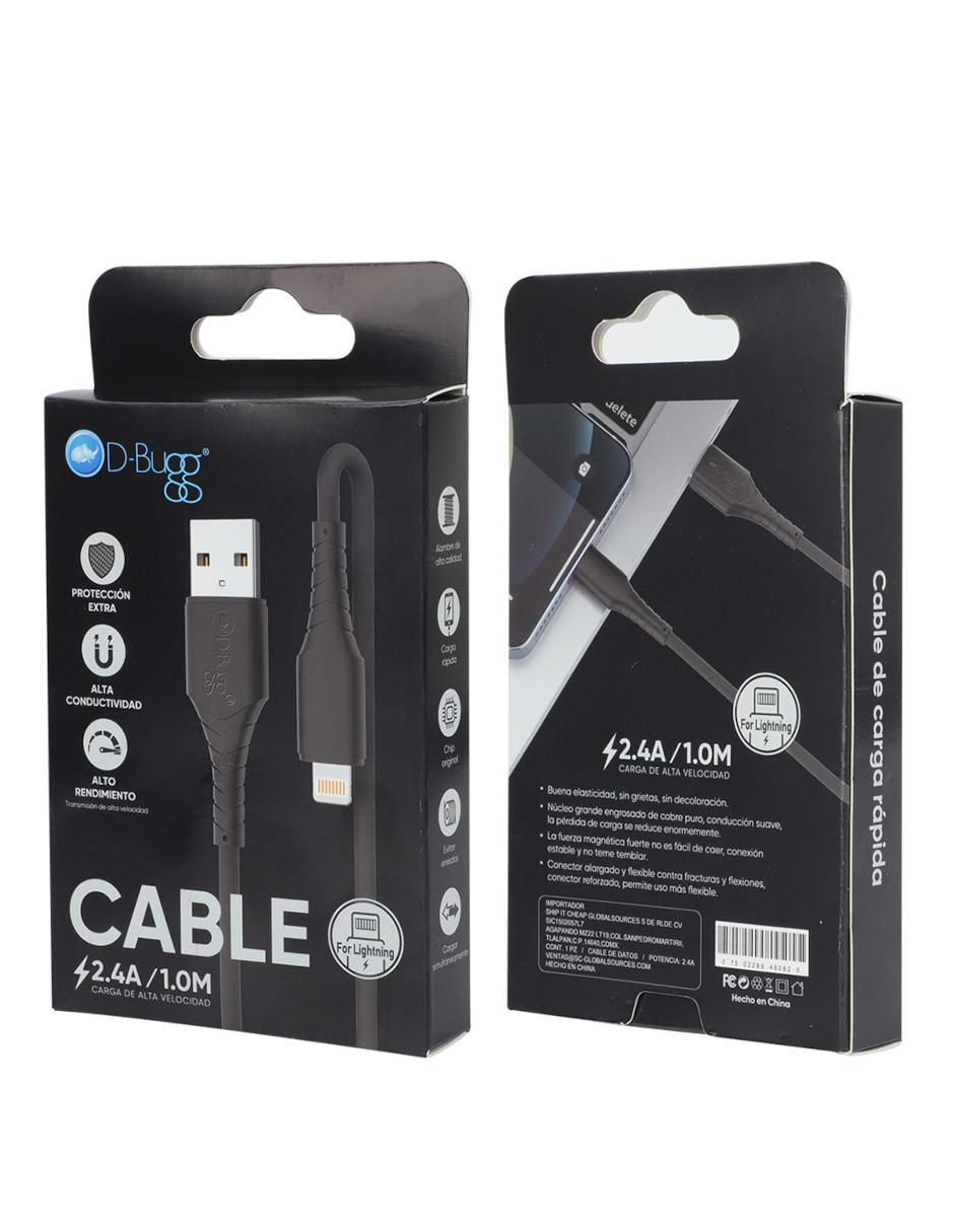 Cable lightning a tipo USB A de 1 m 2