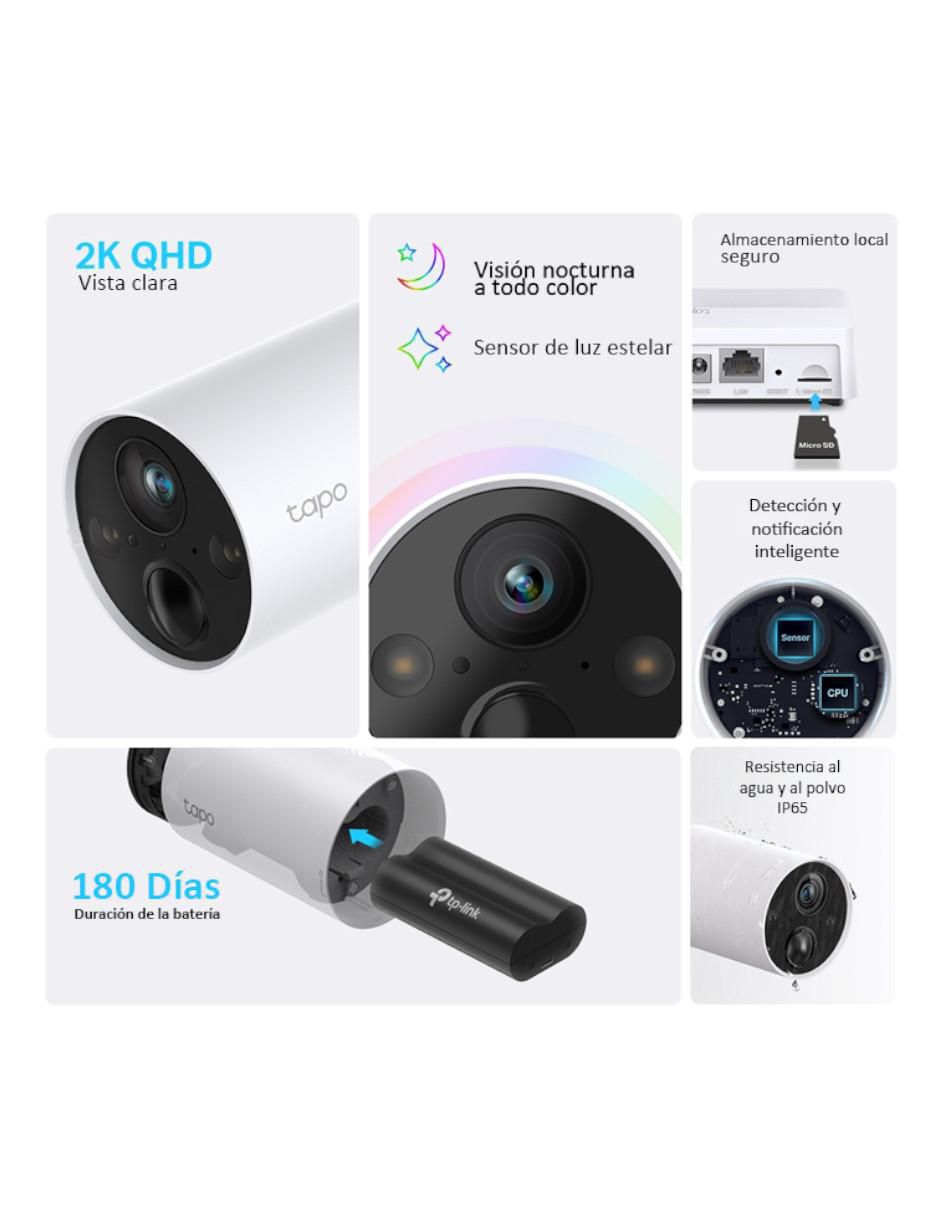 Cámara Wi-Fi de seguridad inalámbrica Full HD con capacidad para grabar para exterior 2