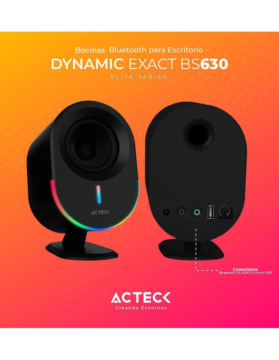 Bocina DYNAMIC EXACT BS630 AC-935869 bluetooth 4