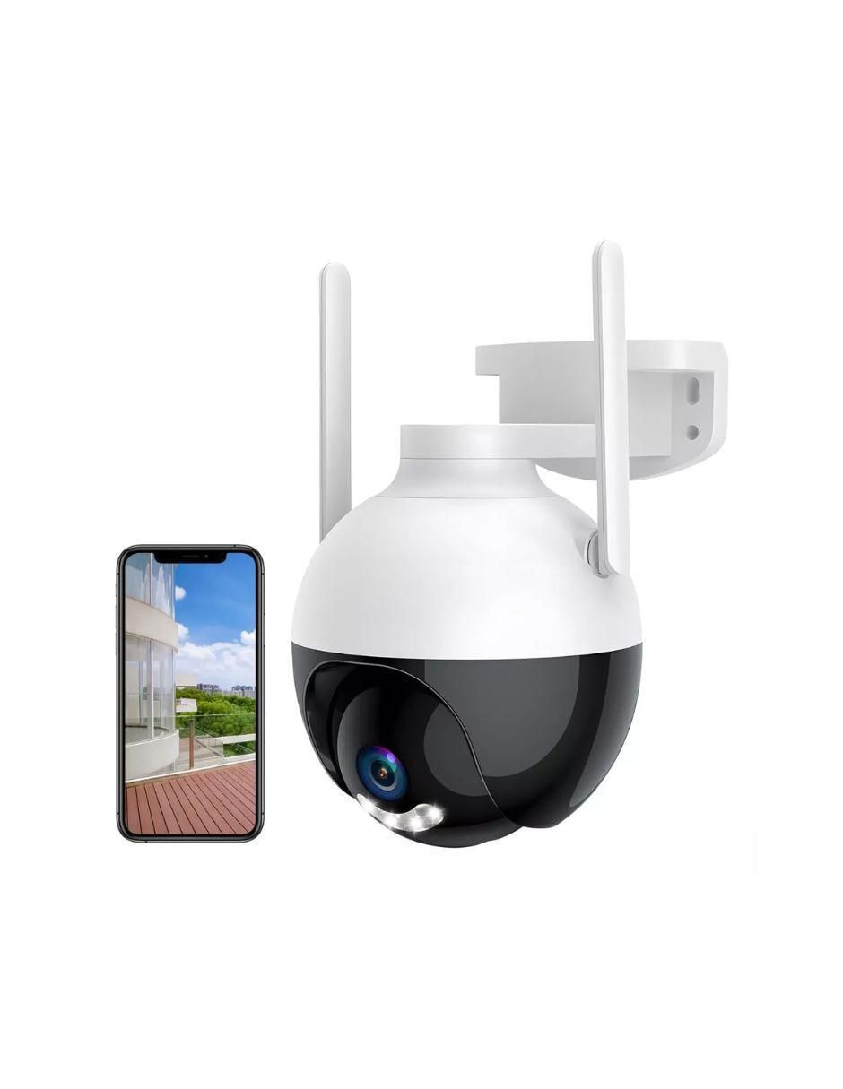 Cámara individual de seguridad inalámbrica HD 180° con capacidad para grabar para interior y exterior 2